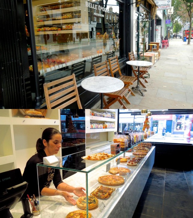 外テーブルはイギリス人たちのお気に入り♪