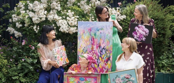 アートな秋🇬🇧アランヨシエと仲間たちがエキシビション「Floral Stories」